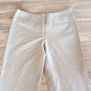 MAX STUDIO Khaki Boot Cut Rayon Stretch Trousers